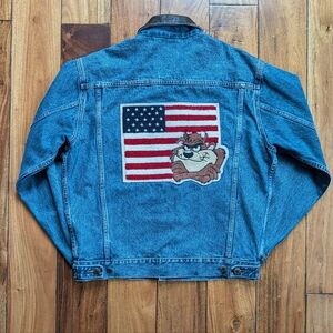 Taz Looney Tunes Denim Jacket (M)